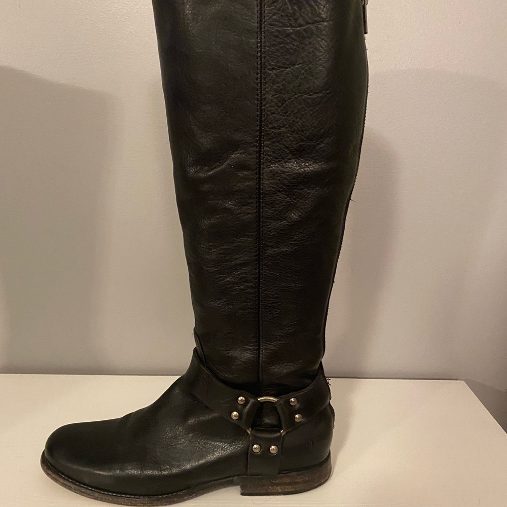 Frye Knee High Leather Boots